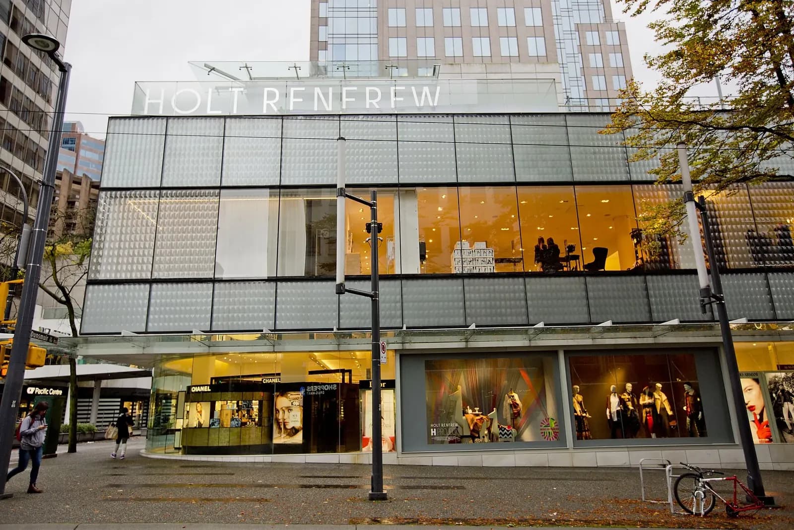Holt Renfrew's store at Pacific Centre in downtown Vancouver